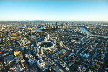 Sunrise Aerial Photo East Brisbane QLD Aerial Photography