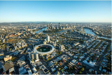 Sunrise Aerial Photo East Brisbane QLD Aerial Photography