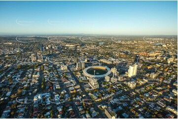 Sunrise Aerial Photo Woolloongabba QLD Aerial Photography