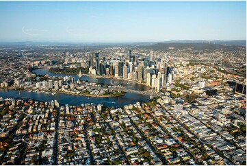 Aerial Photo New Farm QLD Aerial Photography