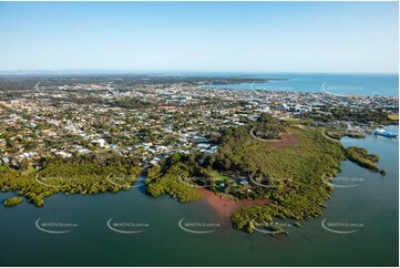 Aerial Photo Cleveland QLD Aerial Photography