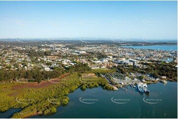 Aerial Photo Cleveland QLD Aerial Photography