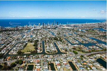 Aerial Photo Broadbeach Waters QLD Aerial Photography