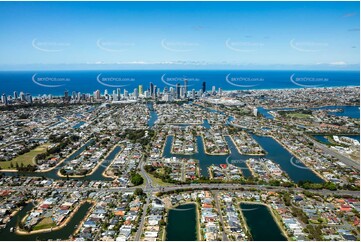 Aerial Photo Broadbeach Waters QLD Aerial Photography