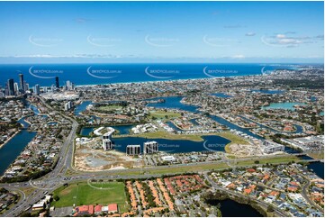 Aerial Photo Mermaid Waters QLD Aerial Photography