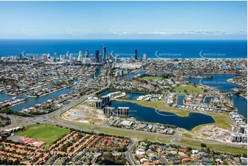 Aerial Photo Mermaid Waters QLD Aerial Photography