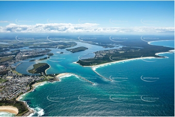 The Clarence River Bar at Iluka NSW Aerial Photography