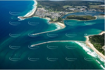 The Clarence River Bar at Iluka NSW Aerial Photography