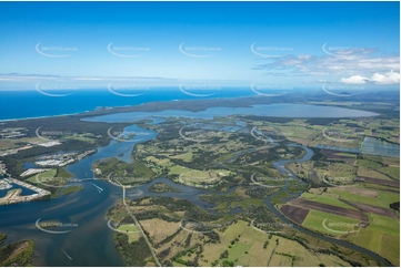 Aerial Photo Micalo Island NSW Aerial Photography