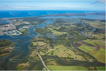 Aerial Photo Palmers Island NSW Aerial Photography