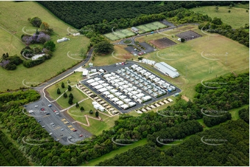 Temporary Flood Accommodation at Alstonville NSW Aerial Photography