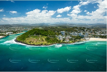 Aerial Photo Burleigh Heads QLD Aerial Photography