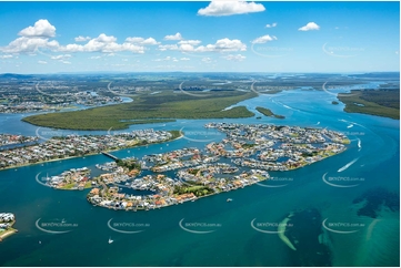 Aerial Photo Sovereign Islands QLD Aerial Photography