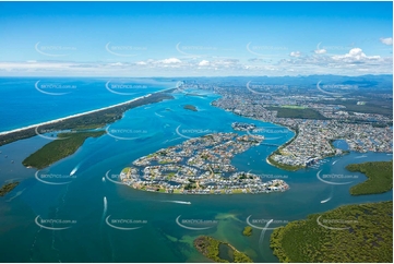 Aerial Photo Sovereign Islands QLD Aerial Photography