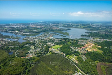 Aerial Photo Tweed Heads West NSW Aerial Photography