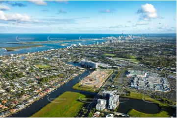 Aerial Photo Biggera Waters QLD Aerial Photography