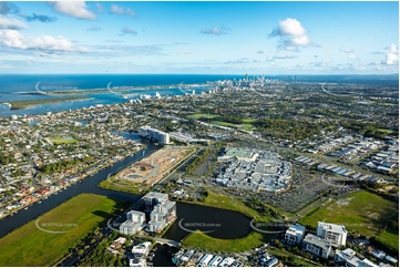 Aerial Photo Biggera Waters QLD Aerial Photography