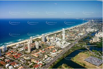 Historic Aerial Photo Broadbeach QLD Aerial Photography