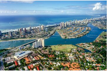 Historic Aerial Photo Southport QLD Aerial Photography