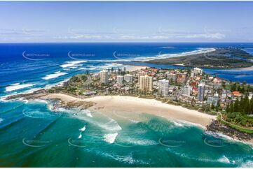 Historic Aerial Photo Coolangatta QLD Aerial Photography