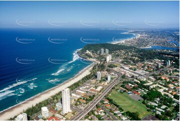 Historic Aerial Photo Burleigh Heads QLD Aerial Photography