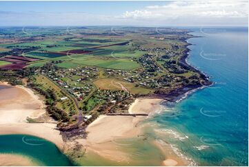 Historic Aerial Photo Elliott Heads QLD Aerial Photography