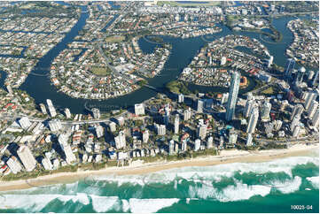 Aerial Photo Surfers Paradise QLD Aerial Photography