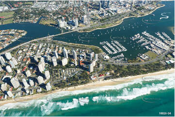 Aerial Photo Main Beach QLD Aerial Photography