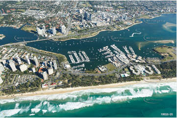 Aerial Photo Main Beach QLD Aerial Photography