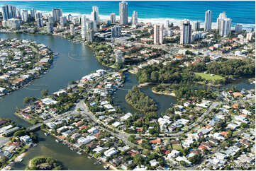 Aerial Photo Broadbeach Waters QLD Aerial Photography