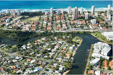 Aerial Photo Broadbeach Waters QLD Aerial Photography