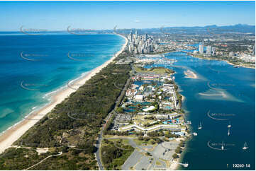 Aerial Photo Main Beach QLD Aerial Photography