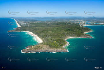 An aerial photo of Noosa Head National Park QLD Aerial Photography