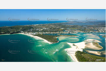 An aerial photo of Noosa Head National Park QLD Aerial Photography