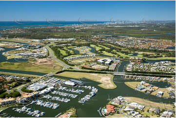 Aerial Photo Hope Island QLD Aerial Photography