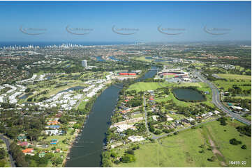 Aerial Photo Carrara QLD Aerial Photography