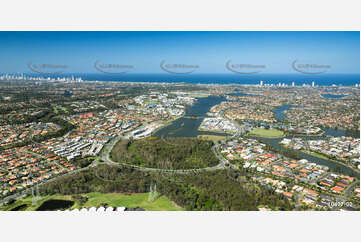 Aerial Photo Varsity Lakes QLD Aerial Photography