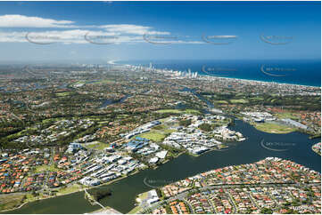 Aerial Photo Varsity Lakes QLD Aerial Photography