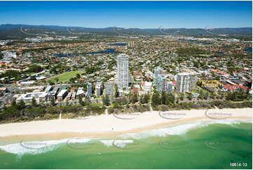 Aerial Photo Burleigh Heads QLD Aerial Photography