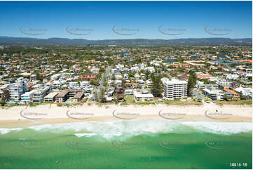 Aerial Photo Mermaid Beach QLD Aerial Photography