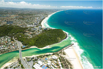 Aerial Photo Burleigh Heads QLD Aerial Photography