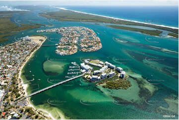 Aerial Photo Ephraim Island Paradise Point QLD Aerial Photography