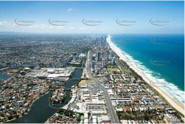 Aerial Photo Mermaid Beach QLD Aerial Photography