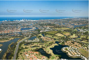 Aerial Photo Carrara QLD Aerial Photography