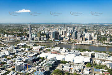 Aerial Photo South Brisbane QLD Aerial Photography