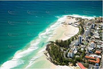 Greenmount & Rainbow Bay Coolangatta QLD Aerial Photography