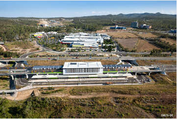 Commuter Train Springfield Central Line QLD Aerial Photography