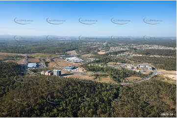 Commuter Train Springfield Central Line QLD Aerial Photography