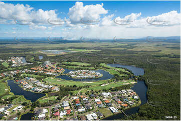 Aerial Photo Pelican Waters QLD Aerial Photography