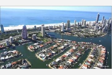 Aerial Video of Paradise Waters at Surfers Paradise QLD Aerial Photography